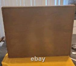 Rare Vintage Schrade Old Timer Knife Countertop Store Wooden Display Case