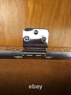 Rare Vtg Case XX Knife 1960's Wood Store Counter Display Case with Key