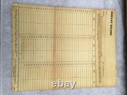 Rare Vtg Case XX Knife 1960's Wood Store Counter Display Case with Key