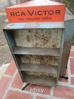 Rca Victor Transistor Radio Store Display Case
