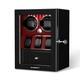 Red Automatic 2-8 Watch Winder Display Storage Case Box Jewelry Drawer Led Light
