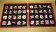Red Hat Society Pins 41 Pin Collection Deluxe Display/storage Case 40+ Member