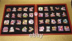 Red Hat Society Pins 41 Pin Collection Deluxe Display/Storage Case 40+ Member