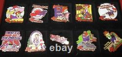 Red Hat Society Pins 41 Pin Collection Deluxe Display/Storage Case 40+ Member