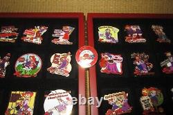 Red Hat Society Pins 41 Pin Collection Deluxe Display/Storage Case 40+ Member