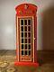 Red London British Uk Telephone Booth Cd Organizer Storage Display Case