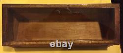 Regal Elastic Web-extra Super Lisle-store Oak Counter Top Display Case-glass LID