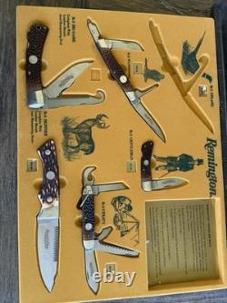 Remington Store Front Counter Top Retail Pocket Knife Display Case With Knives