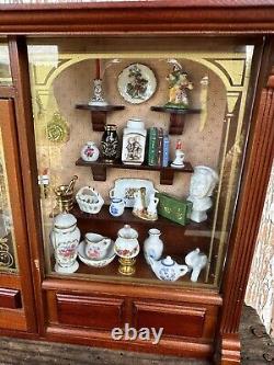 Reutter Porcelain Dollhouse Miniature Antique Store Front Display Case Vintage