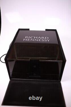 Richard Hennessy Cognac Bottle Case Baccarat Crystal Store Display, Wear on Box