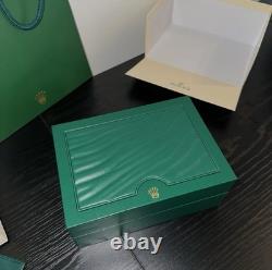 Rolex Box Empty Storage Display Case Leather