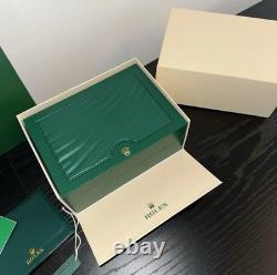 Rolex Box Empty Storage Display Case Leather