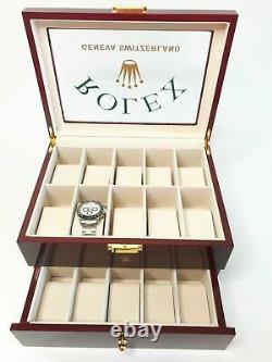 Rolex President Watch Display Box / Case Holds 20 watches