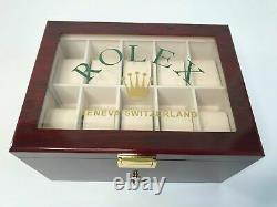 Rolex President Watch Display Box / Case Holds 20 watches