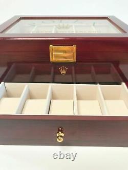 Rolex President Watch Display Box / Case Holds 20 watches