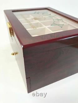 Rolex President Watch Display Box / Case Holds 20 watches