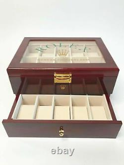 Rolex President Watch Display Box / Case Holds 20 watches