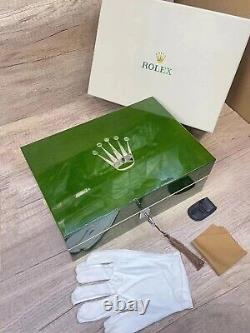 Rolex Watch Display Jewellers Presentation Case Storage Box With Key