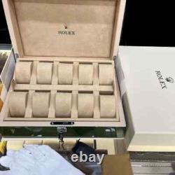 Rolex Watch Display Jewellers Presentation Case Storage Box With Key