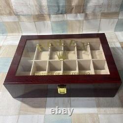 Rolex watch display case 12 pieces storage collection box for collectors