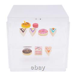 Self Serve Pastry or Donut Display Case 2 Tray for Deli Bakery Convenience Store
