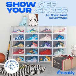 Shoe Storage Boxes, Shoe Display Case Sneaker Storage, Shoe Boxes Clear Plastic