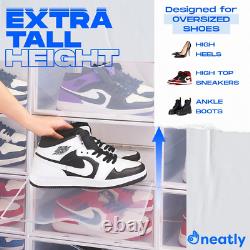 Shoe Storage Boxes, Shoe Display Case Sneaker Storage, Shoe Boxes Clear Plastic
