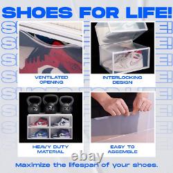 Shoe Storage Boxes, Shoe Display Case Sneaker Storage, Shoe Boxes Clear Plastic
