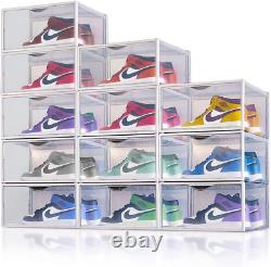 Shoe Storage Boxes, Shoe Display Case Sneaker Storage, Shoe Boxes Clear Plastic