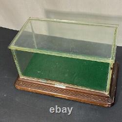 Small Antique Wood Glass Store Display Case Showcase Box