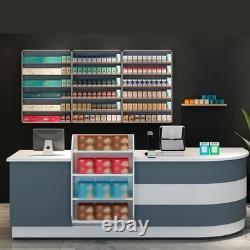 Smoke Retail Cabinet Aluminium Showcase Display Rack with Automatic Pusher