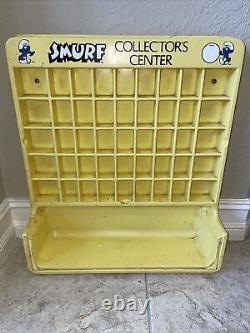 Smurf Collectors Center Store Display Case Peyo Wallace Berrie & Vintage Figures