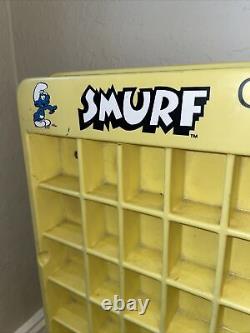 Smurf Collectors Center Store Display Case Peyo Wallace Berrie & Vintage Figures