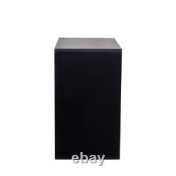 Sneaker Display Case with RGB LED Light, 4-Tier Stackable Shoe Storage Box