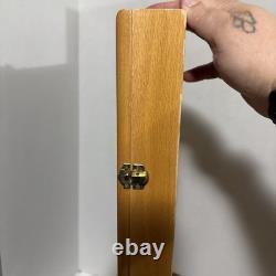 Solid Wood Display Case With Glass Door Minifigs Golf Balls Diecast Cars Toys