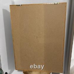 Solid Wood Display Case With Glass Door Minifigs Golf Balls Diecast Cars Toys