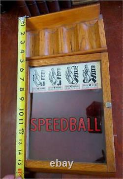 Speedball Pen nibs Country Store glass case Display 1930's-40's wood box