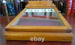 Speedball Pen nibs Country Store glass case Display 1930's-40's wood box