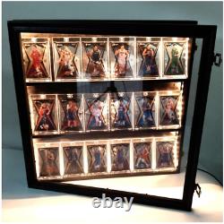 Sports Card Display Case Trading Card Storage Box, Baseball Card Display Case