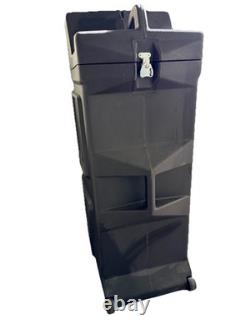 Square Display Hard Case with Wheels Heavy Duty Shipping Storage Case