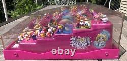 Squinkies Store Display Acrylic Case Lot Disney Princess Hello Kitty Barbie Doos