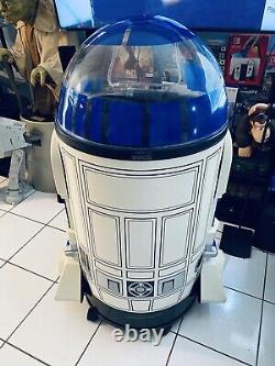 Star Wars 50 R2D2 PEPSI Cooler Store Rolling Display Case Collectible w Drain