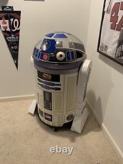 Star Wars 50 R2D2 PEPSI Cooler Store Rollinh Display Case Collectible w Drain