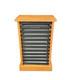 Storage Oak Cabinet For Twelve 8 X 12 X 3/4 Riker Display Cases