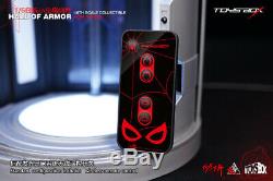 TOYS-BOX 1/6 Remote Control Spider-man Hall of Armor Display Box Storage Case