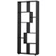 Tall Modern Bookshelf Modern Display Cabinet Storage Shelves Room Divider Black