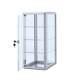 Tempered Glass Countertop Display Case Store Fixture Showcase With Shelves&lock