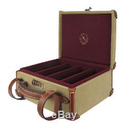 Tourbon Handmade Ammo Box Vintage Shell Boxes Storage Lockable Display Case