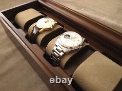 Toyooka Craft Wooden Alder Watch Case Box Display 4 collection Slot Storage NEW