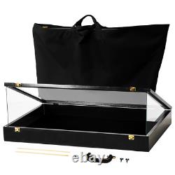 Trade Show Display Case Portable Baseball Card Display- Jewelry Case -Lockable